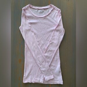 J. Crew Light Pink Long Sleeve Tee